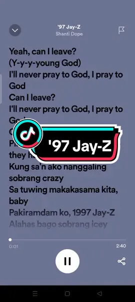 '97 Jay-Z #dailymusic #fyp #fypシ #lyrics #fulllyrics #spotify #trending #viral 