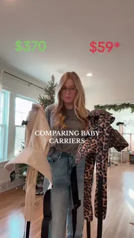 COMPARING A $370 BABY CARRIER TO A $59 BABY CARRIER #MomsofTikTok #motherhood #firsttimemom #babycarrier #artipoppe 