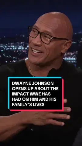 @The Rock opens up about the impact @WWE has had on him and his family’s lives. #FallonTonight #DwayneJohnson #TheRock #WWE 