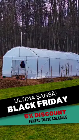 NU RATA ULTIMA ȘANSĂ! 📣 Ai 5% discount la toate solariile noastre. Descoperă conceptul nostru inovativ, cu montaj de tip puzzle, care transformă procesul de montare într-unul simplu și te ajută să reduci costurile. 🌱 Fiecare piesă se potrivește perfect pentru a crea o soluție de grădinărit completă și adaptată nevoilor tale. ✅ 5% discount la orice achiziție ✅ Solarii calitative, durabile și eficiente ✅ Concept inovativ de tip puzzle pentru o asamblare ușoară Comandă acum 👉 www.solarueconom.com  #SolaruEconom #SolariiPerfect #Legume #Sanatate #Solar #blackfriday #blackweek #discount #deals #reduceri #fyp #viral 