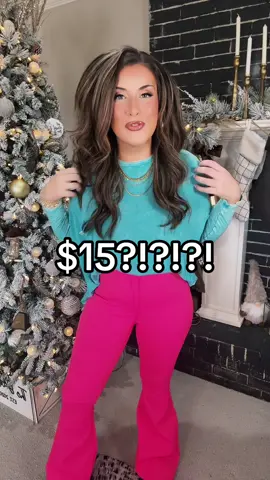 Why am I shouting? Well it’s because I stroked when I saw the price of my fav shirt drop to $15?! I’m still shook 🤯 #midsize #midsizemom #midsizefashion #size10 #size10mom #MomsofTikTok #tiktokshopfinds #tiktokshopholidaydeals #casualfashion #affordablefashion #outfitsonabudget #christmasgiftforher 