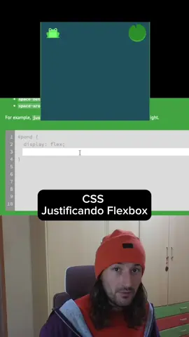 Alineando items con Flexbox y CSS | justify-content + align-items #python #programacion #javascript #Tech #tecnologia #html #ingenieria #antiprofe #tips   