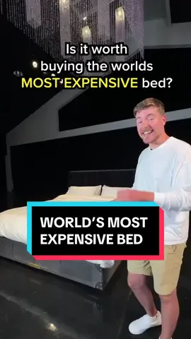 I slept on Drake’s bed 😎🛏️#worldsmostexpensive #bed #luxury  Me and the boys tried the world’s most expensive bed. 