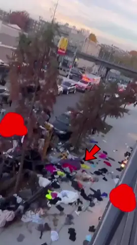 Woman throws out hundreds of her ex-boyfriends clothes in the street 😳 #fyp #viralvideo #funny 