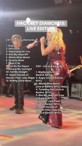 Hackney Diamonds Live deluxe! Feat. ‘Live From New York’ bonus disc. Link in bio. #therollingstones #ladygaga 