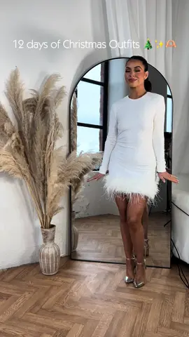 12 days of Christmas Outfits — ✨🎄🫶🏼  Day 5 of 12 - Bridal Era, but make it Christmas 🤍 how perfect would this dress be for a winter engagement/ hen party?? Dress @clubllondon #12days #christmasoutfits #festiveoutfits #partywear #christmasparty #embellished#nightout #diamonds #christmasinspo #outfitreel #sequins #clublondon #sparkles #getreadywithme 