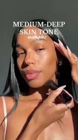 AKA “caramel” skin tone etc.. but in the makeup world and a preferable term I use is “medium-deep”. There’s a range though! In the #maybellinefitmefoundation shade range, I’d say from about “330” to about “350”. So when you’re hunting for a new foundation online and you come across the “medium-deep” category- THIS is the skin tone they have in mind💋 #mediumdeep #mediumdeepskin #mediumdeepskintone #mediumdeepfoundation #nataliemichelo_ 