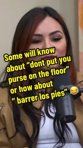 Some will know about “dont put you purse on the floor” or how about  “ barrer los pies” 😂 #thegloballatinfactor #globallatinfactor #GLFPodcast #erikamartinez #smp #superstitions #mexicansuperstition #latinosuperstitions #ftworthsmp #scalpmicropigmentation #mexicanamerican #latino #LatinoPodcast #podcastlatino #thebestlatinopodcastintheworld 