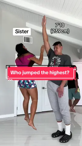 Who has the best bounce?😳 #tall #family 