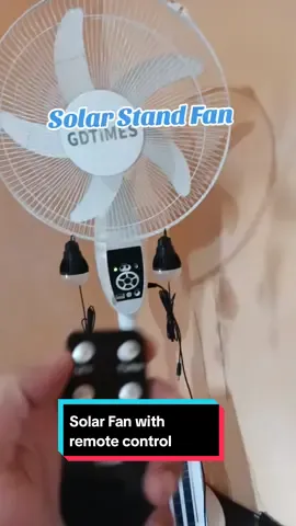 Jiditech Solar Stand Fan 16 Inches #Solarfan #Trendingsolar #solargenerator #solarlights #fypageシ 