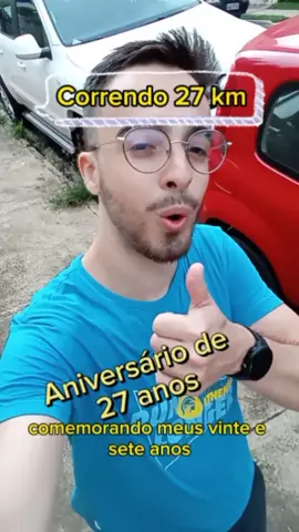 Corri 27km para comemorar meus 27 anos. Minha maior distância até hoje! 🙅🏻‍♂️🙅🏻‍♂️🙅🏻‍♂️🙅🏻‍♂️🙅🏻‍♂️  #corredoresderua #corridaderua #Running #runner #streetrunner #desafio #aniversario #CapCut 