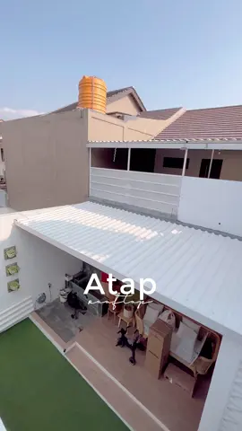 🛒 Atap Dingin Rooftop Link Bio No. 424 . Nyesell senyesel nyeselnya pakai atap yang kualitasnya kurang oke. Karena terbukti jadi sering bocor, panas pas lagi terik, dan mudah rusakk. Akhirnya setelah car-cari aku putuskan untuk upgrade ke atap dari @rooftop.id ✨ . Kualitasnya ga usah diragukan lagi.. ✅ Bisa meredam panas dengan baik ✅ Kokoh Kuat menahan beban s/d 540Kg ✅ Tidak akan berkarat jadi cocok untuk iklim tropis ✅ Tidak Bising saat hujan . Aku akan pakai atap ini lagi kalo sewaktu-waktu mau nambah canopy atau renov-renov kecil yg membutuhkan atap lainnya! Karena beneran baguusss 😍🥰 . . #atapcanopy #atapcanopytahanpabas #ataptahanpanas #ataprumah #atapupvc #atapupvcrooftop