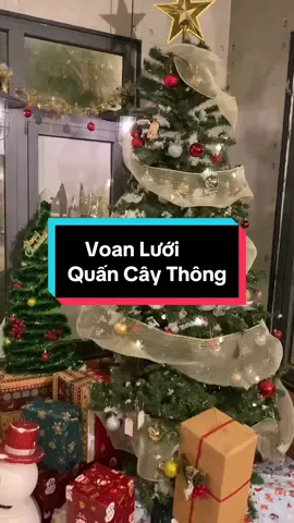 Lưới trang trí giáng sinh, cây thông Noel, gói quà trái cây #pgc2023 #TikTokAwardsVN2023 #BongBongNguyenUyen #tiktokshop #giangsinh2023 #party #viral #trend #xuhuong 