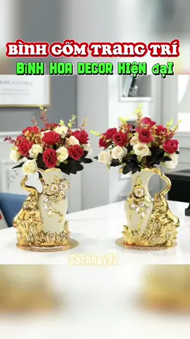 Bình Gốm Trang Trí Để Trưng Bày#binhhoa #binhhoadecor #binhgom #sachhay92 