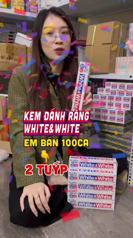 Chấn động chuyến này 🤭🤭 bán rẻ gấp đôi nè các bác ơiii #diemquynh #megaone #kemdanhrang #whitewwhite #trắng #răng 