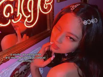 o sonho da menozada 🤪 #foryou #fypシ #jenniekim #meme #pircing #vaiprofyyy 