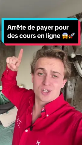Arrête de payer pour des cours en ligne 😱🚀