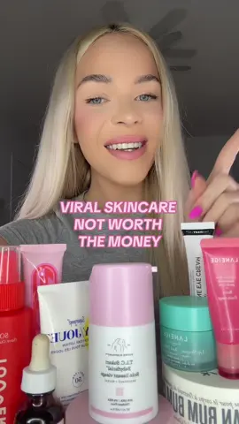 viral skincare not worth the money!!💫 #deinfluencing #sephorahaul #skincareviral 