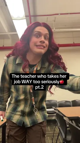 I had alot of fun with Ms.Karen 😫 heres pt.2 my loves ❤️❤️ #teacher #highschool #workhard #scary #skit #comedy 