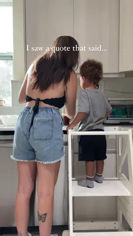 i’ll never regret having these moments with him even if it’s sometimes hard. I think letting him help me out might slow me down but maybe that’s the point. the point to be more present and attentive. It doesn’t have to be all bad… he learns, has fun & feels valued. and I’m always down for that. 🤍 #motherhood #realmotherhood #motherhoodishard #kitchenhelper #toddler #parenttips #momtips #momhack #momspill #realmomfacts #toddlersofinstagram #toddlerkitchenladder #bestfriend #sahm #sahmlife #sahmlifestyle #firsttimemom #mama #toddlerproblems #toddlerproblemsolving #momhacks 