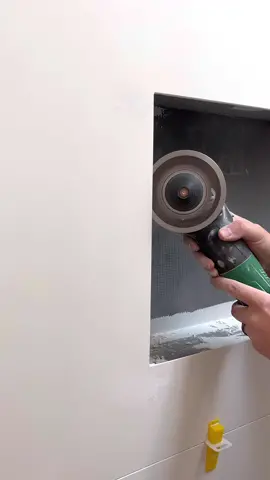 I dont know what im doing #tile #tools #tiling #howto #DIY #miter #niche 