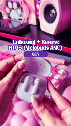 HT05 (Melobuds ANC) - QCY Fone leve, confortável e super completo! Confere aí no vídeo e me conta nos comentários o que você achou! A QCY tem roubado meu coração, é o segundo produto deles que eu testo e amo! Recebido de parceria. Obrigada, QCY! - Lightweight, comfortable and super complete headset! Check out the video and tell me in the comments what you think! QCY has stolen my heart, it’s the second product of theirs that I’ve tried and loved! Received from collab. Thank you, @qcyglobal  #unboxing #techreview #earphones #bluetoothearphone #qcy 