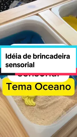 Idéia de brincadeira sensorial 👏🏻 #sensorial #sensorialbaby #autismo #autism #desenvolvimentoinfantil 