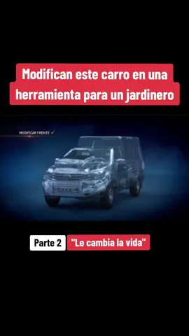 Martín la cambia la vida a un jardinero con la transformación de esta camioneta. Parte 2 #foryou #garage #gardening #auto #carro #transformation 