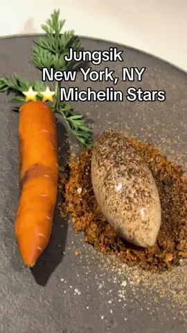 The “carrot” dessert #koreanfood #asmrfood #michelin #eating #Foodie #foodreview #highspeeddining #docueatery #jungsik #jungsiknyc