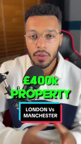 London Vs Manchester: £400k property!  What do you think of the comparison? Let me know in the comments 👇 #LearnOnTikTok #property #london #house 