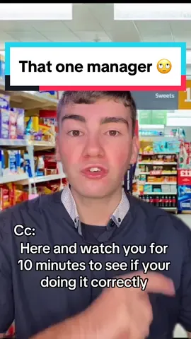 Everyone has had a manager like this 🙄 #fypシ #viral #comedy #skit #manager #shop 