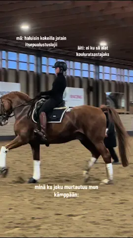 toisaalta jos tää murtomies sattuu oleen koulutuomari nii kyllä se mun alapohjetta säikähtää