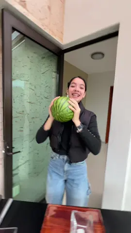 Creen que quede la gelatina dentro de la sandia 🤯🤩🍉