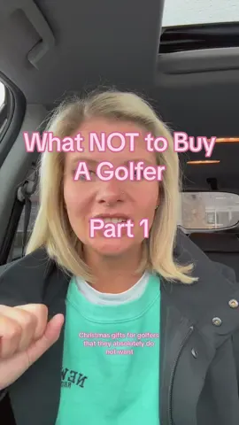 What NOT to buy golfers for Christmas. Stay away from these! #womenwhogolf #golfgifts #golfgiftideas #golfgiftsforhim #golfgift2023 #golfgiftguide #golfgiftsforher #greenscreen 