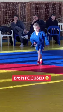 Bro even had me scared with that look 😂👀 #fyp #kidsoftiktok #wrestler #wrestletok #takedowns #jiujitsu #mma #mmafighter  (@grekovalan/IG)