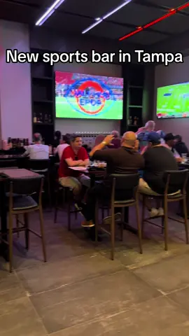 New sports bar in downtown Tampa! Place is ripping #tampa #sportsbar 