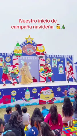 Asi empezamos nuestro diciembre 🎄🎅😊✨#EventosLam #fyp #showinfantil  #showinfantilperu #campañanavideña #navidad #navidadentiktok #duendes #minion 
