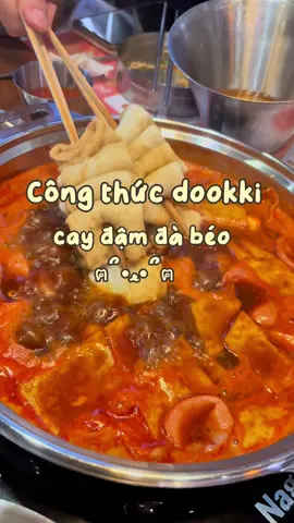Công thức dookki cay béo đậm đà nha #food #xuhuong #fypシ #Master2023byTikTok #reviewanngon #beohayanvat #viraltiktok #dookki #dookkivietnam 