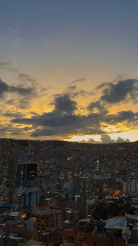 Sunset #bolivia🇧🇴 #lapaz_bolivia🇧🇴 #sunset #atardecer #pyfツ #lapazbolivia 