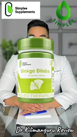 Ang Gingko Biloba ay isang supplementong makakatulong sayo para sa iyong kalusugan at sa iyong  utak #gingkobiloba #supplement #simpleesupplements #foryourpage 