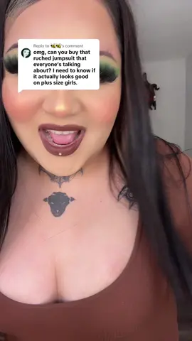 Replying to @🐝🐝 let me know what else i ahoumd review 🫶🏼🖤#kaystonertv #viraljumpsuit #plussize #plussizeedition #beauty #realreviews #samplereview #fypシ゚viral 