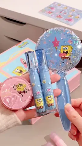 VEECCIxSpongeBob SquarePants phiên bản giới hạn, trùi ui cute xỉu luôn 😍 Set này trong link bai ô mình nha #review #unboxing #setmakeup #veeccixspongebob #viralvideo #fyp #BeautyTok #trending  #xuhuong 