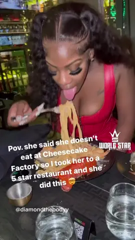 What would y’all do if your date did this?! 😳🦞😂 (Via IG @diamondthebodyy @marcus2braids) #Worldstar #Fyp #viral 