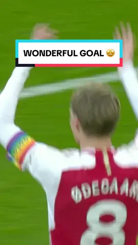 “Odegaard… WONDERFUL GOAL!” 🤩 #Arsenal #PremierLeague #Goal #Odegaard 