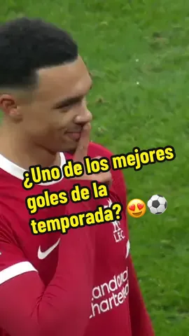 🚨 ¡TRENT ALEXANDER-ARNOLD MARCA PARA LIVERPOOL!  ⚽️ ¡GOLAZAZO! El inglés marca un extraordinario gol de tiro libre para abrir el marcador en el partido.  ¿El gol de la jornada? Míralo una y otra vez 🎥⬇️ #Liverpool 1-0 #Fulham #LigaPremierTD #PremierLeague #gol #Soccer #futbol #viral 