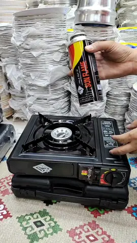 موقد غاز سفري قابل للتنقل مناسب للرحلات اطلبها الان رابط المتجر في الوصف #explor #fyp 