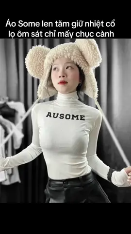Áo len tăm giữ nhiệt cổ lọ #xuhuongtiktok #viraltiktok #thoitrang 