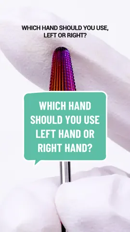 Many people ask me how to distinguish which nail drill bits are for left-handed use and which are for right-handed use?  #melodysusie #nailhacks #nailtechhacks #naildrillbits #drillbits #efilemanicure #nailremoval #nailremover #nailtutorial #nailteach 