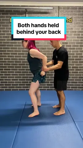 Replying to @balintmaar What if they hold both hands behind your back? ##selfdefense##foryou##fightlikeagirl##fightback##protectyourself##selfdefenseforwomen##womensselfdefense##staysafe##empoweryourself##fyp##selfdefence_technique##selfdefence##kravmaga##pregnantselfdefense##pregnant##pregnancytiktok