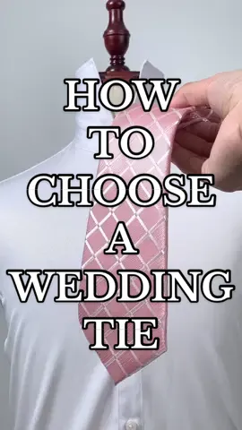 Pink tie is the best choice for wedding. #hisdern #tie #knot #tutorial #howtotieatie #necktie #menswear
